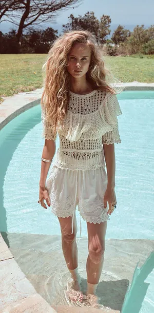 Bohemian Crochet Top thumbnail 1