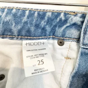Hidden Denim Jeans Size 25 Blue High Rise Zoey Distressed Rigid Alternative Edgy thumbnail 5