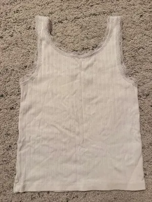 Brandy Melville Top White Cami Tank thumbnail 2