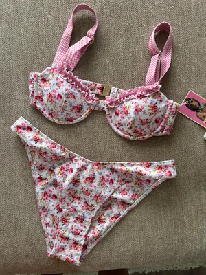 Strawberry Milk Mob Bathing Suit Top thumbnail 4