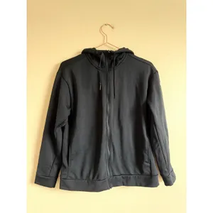Nike Womens Hoodie XS Black Poly Blend AH8897-010 Full Zip Swoosh Logo thumbnail 4