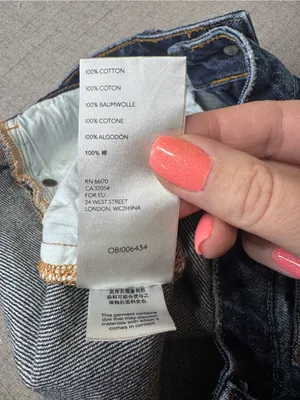 Free People Bailey Denim Mini Skirt Frayed Mountain Blue Size 28 thumbnail 11