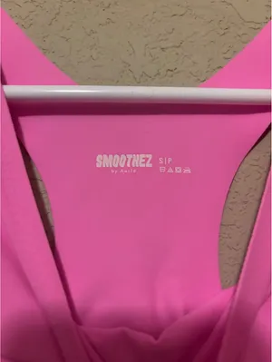 Aerlie SmoothEZ Pink One-Piece Bodysuit Size Small thumbnail 4