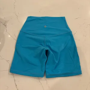 Lululemon align biker shorts blue size 2 thumbnail 2