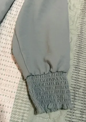 EUC  smocked band top mint green medium thumbnail 3
