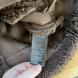 NWT BDG Taylor Piled Fleece Aviator Jacket Brown thumbnail 8
