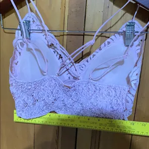 PINK Victoria's Secret Pink Lace Bra with Adjustable Straps thumbnail 9