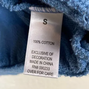 Pacsun PS/LA Blue Horizontal Striped Cropped Sporty Pullover Sweatshirt thumbnail 4