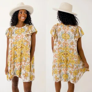 Free People Yara Patterned Mini Dress XS NWOT thumbnail 5