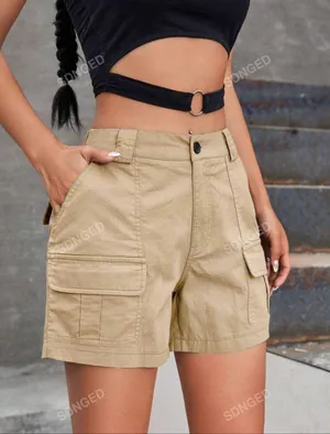 High Waist Cargo Shorts Size XS thumbnail 1