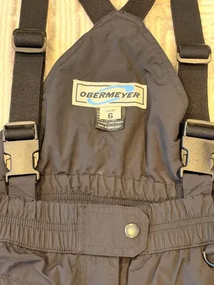 Obermeyer women's size 6 black ski snow bib Retails $150 thumbnail 2