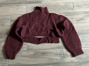 Bani.b burgundy sweater thumbnail 1