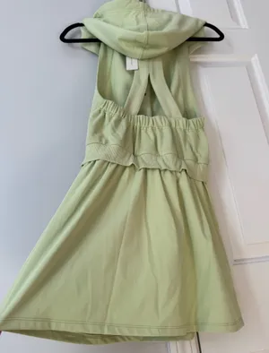 Anthropologie Daily Practice Leaflet Hooded Twofer Mini Dress, Size XS thumbnail 11