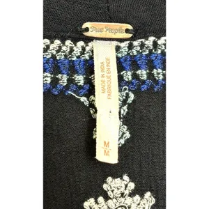 Womens Free People Whimsigoth Embroidered Dress Tunic V-Neck Snowflakes Size M thumbnail 5