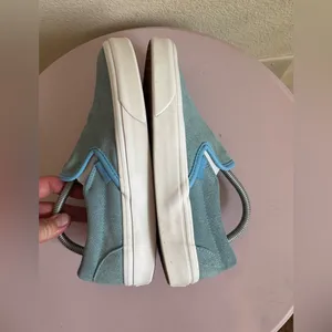 Vans Light Blue Slip on Womens size 7 thumbnail 4
