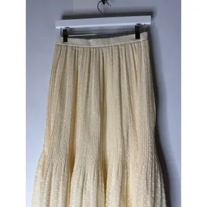 Lulus‎ butter yellow eyelet midi skirt Teired small thumbnail 3