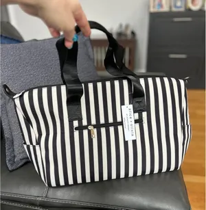 Alice + Olivia Striped Duffel Bag by Stacey Bendet thumbnail 1