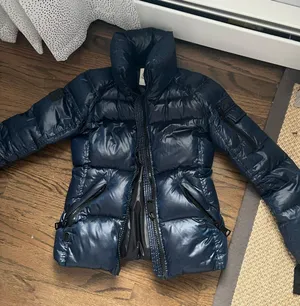 Sam Edelman Navy Puffer Coat thumbnail 1
