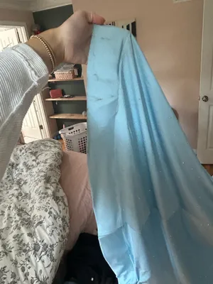 Sherri Hill 54228 Prom Dress light blue corset back rhinestone thumbnail 8