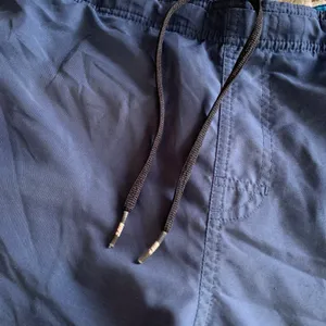 Nike Y2K Vintage Style Navy Blue Swim Shorts Swim Trunks w/ Elastic Drawstring Waist thumbnail 3