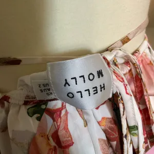 Hello Molly‎ Floral Satin Halter Maxi Dress Size 2 New thumbnail 2
