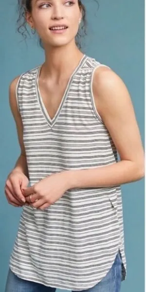Anthropologie T.la breezy tunic tank thumbnail 1