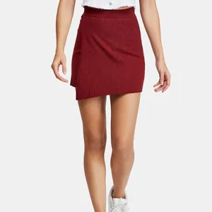 Free People Mod Wrap Skirt in Wine thumbnail 6
