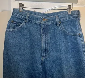 Vintage 80s Lee MR High Waist Denim Mom Jeans Tapered Leg Size 14 waist 30 inch thumbnail 5
