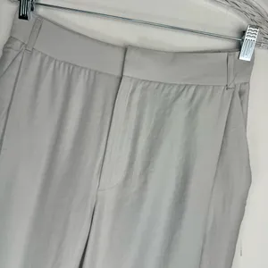 NWOT Zara High Rise Trouser Pants Sz Small Grey Wide Leg thumbnail 6