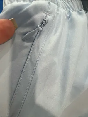 Under Armour Pale Blue Women's Athletic Shorts thumbnail 6