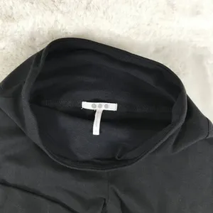 THREE DOTS Tummy Control Black Cotton Crop Leggings SMALL thumbnail 3
