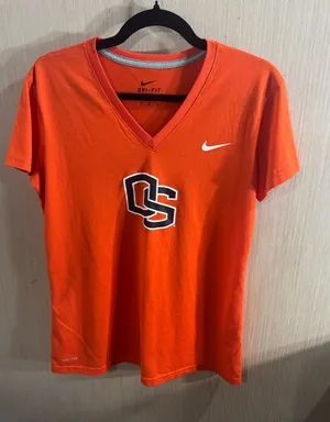 Nike Dri-FIT Oregon State Beavers Short Sleeve Tee with Gray Trim Size Medium thumbnail 1