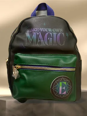 Disney 'Wicked Make Your Own Magic' Black & Green Mini Backpack thumbnail 1
