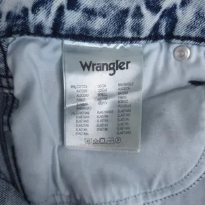 Wrangler Retro Slim Jeans Women 31x32 (31x28) Blue Acid Wash High‎ Rise Denim thumbnail 8