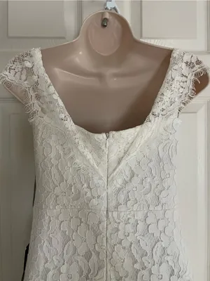 NWT Lulu's‎ Off-White Lace Maxi Dress thumbnail 4