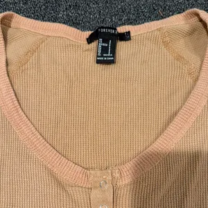 Forever 21 H&M Women's Beige Button-Down Shirt thumbnail 7