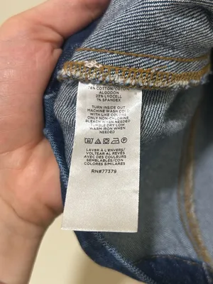 Ann Taylor Long Crew Neck Refined Denim Blue Vest Size Large thumbnail 5
