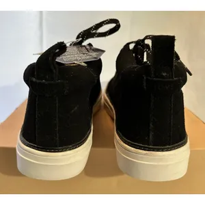TOMS Riley Mid-Top Sneaker Women’s 9.5 Black Suede OrthoLite NWT thumbnail 6