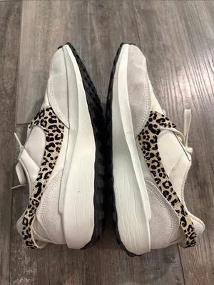 Nike Waffle Debut White Leopard Sneakers 9.5 thumbnail 10