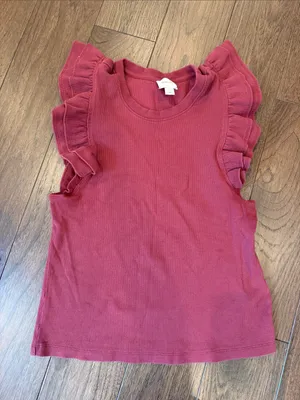 Maeve Women’s Ruffle Tank Top - Rose Size Large - C27-007 thumbnail 1