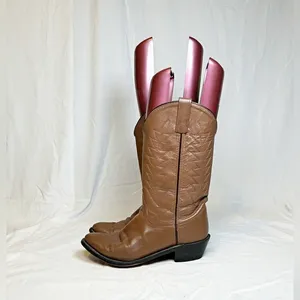Sheplers Womens Brown Leather Cowgirl Western Boots~8.5~ thumbnail 3