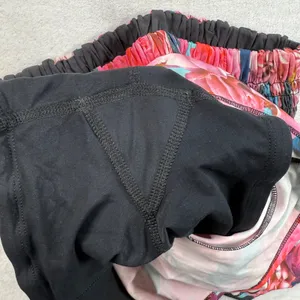 Lululemon Hot Hitter Skort Secret Garden Hot Pink Roses‎ Floral Smocked Waist 2 thumbnail 6