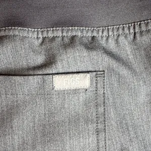 Figs Technical Collection Gray Scrub Wide Leg Bottoms thumbnail 5