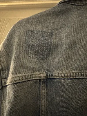 Free People Washed Light Blue Denim Jacket with Frayed Hem thumbnail 9