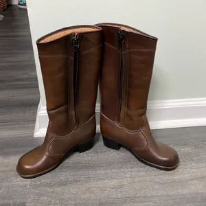 Rare vintage Dunham eskipets brown lined zipper boots size 5 thumbnail 3