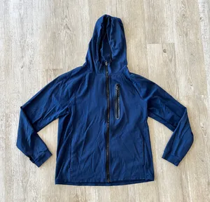 Unisex Member's Mark Blue Luxe Full Zip Hoodie - S thumbnail 1