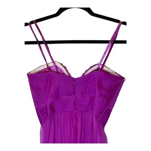 La Femme Purple Magenta Strapless‎ Rhinestone Sweetheart Neck Gown Size 0 thumbnail 7
