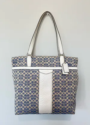 Coach Bag Shoulder Signature Tote thumbnail 1