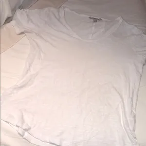 White v neck tee medium thumbnail 6