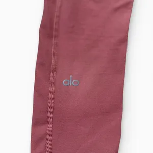 Alo Yoga Pink High-Waist Alosoft Lounge Legging Yoga Pants Workout Women's Small thumbnail 7